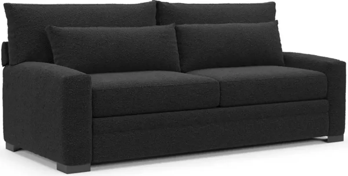 Boston Foam Comfort Sofa - Bloke Obsidian