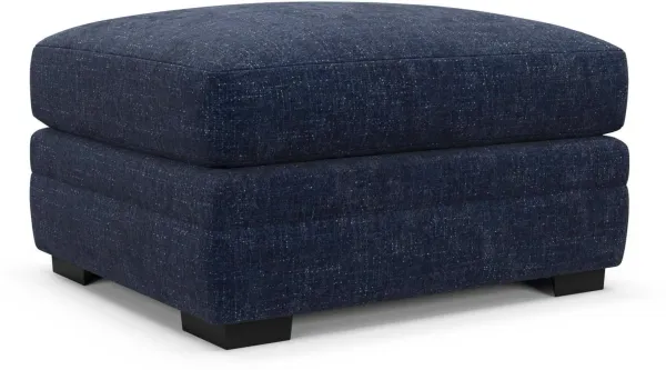 Boston Foam Comfort Ottoman - Sundar Navy