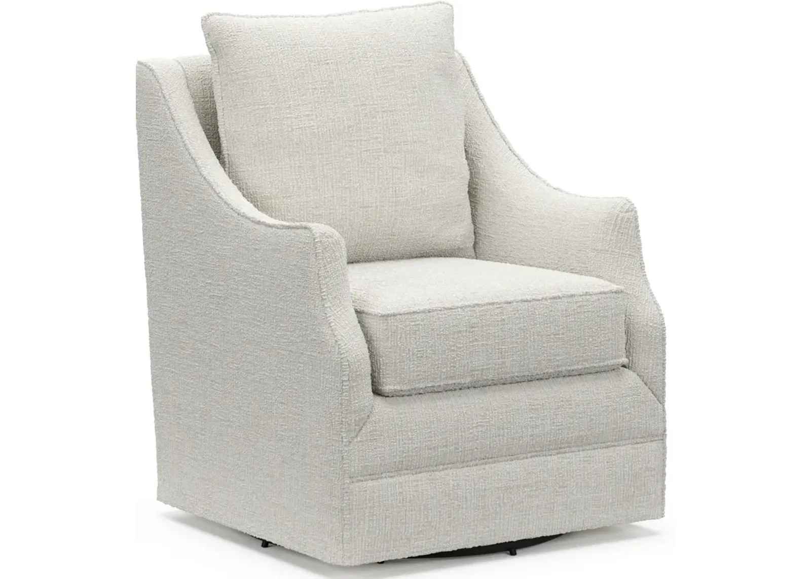 Mara Swivel Accent Chair - Bantu Pearl