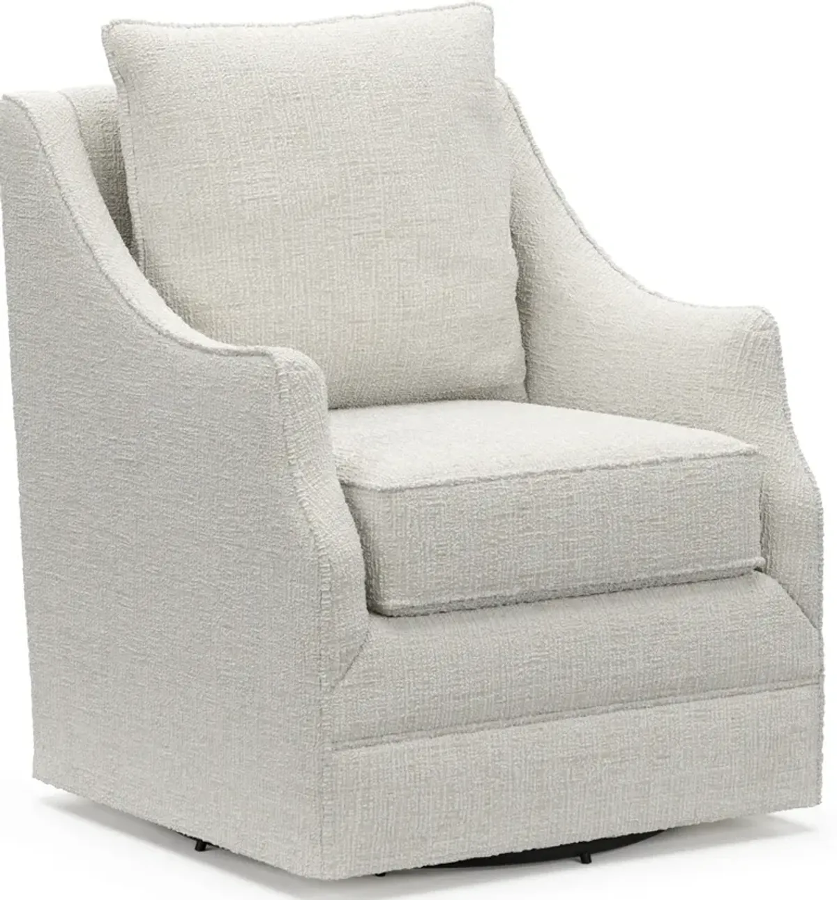 Mara Swivel Accent Chair - Bantu Pearl