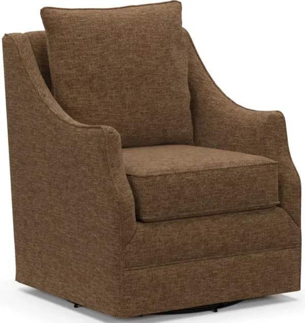 Mara Core Comfort Swivel Chair - Balvi Truffle