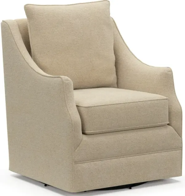Mara Accent Swivel Chair - Midcentury Sand