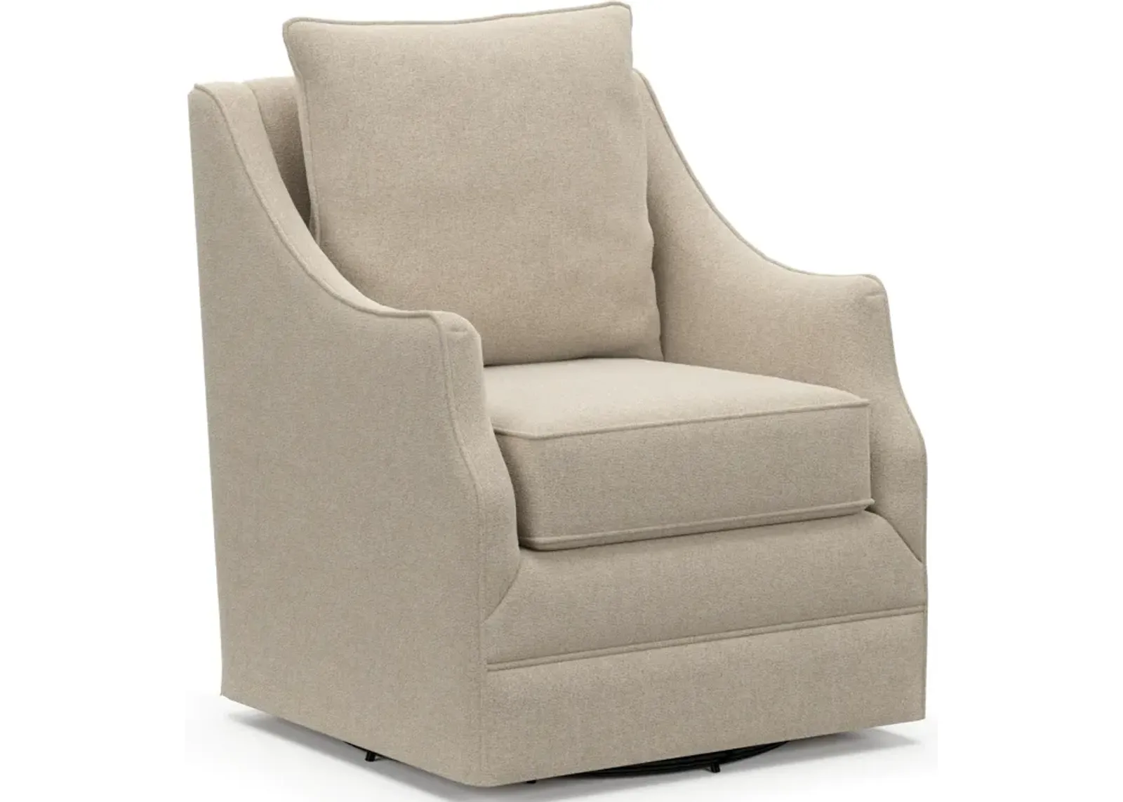 Mara  Accent Swivel Chair - Basker Antique