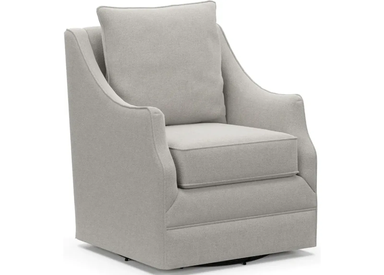 Mara  Accent Swivel Chair - Basker Dove