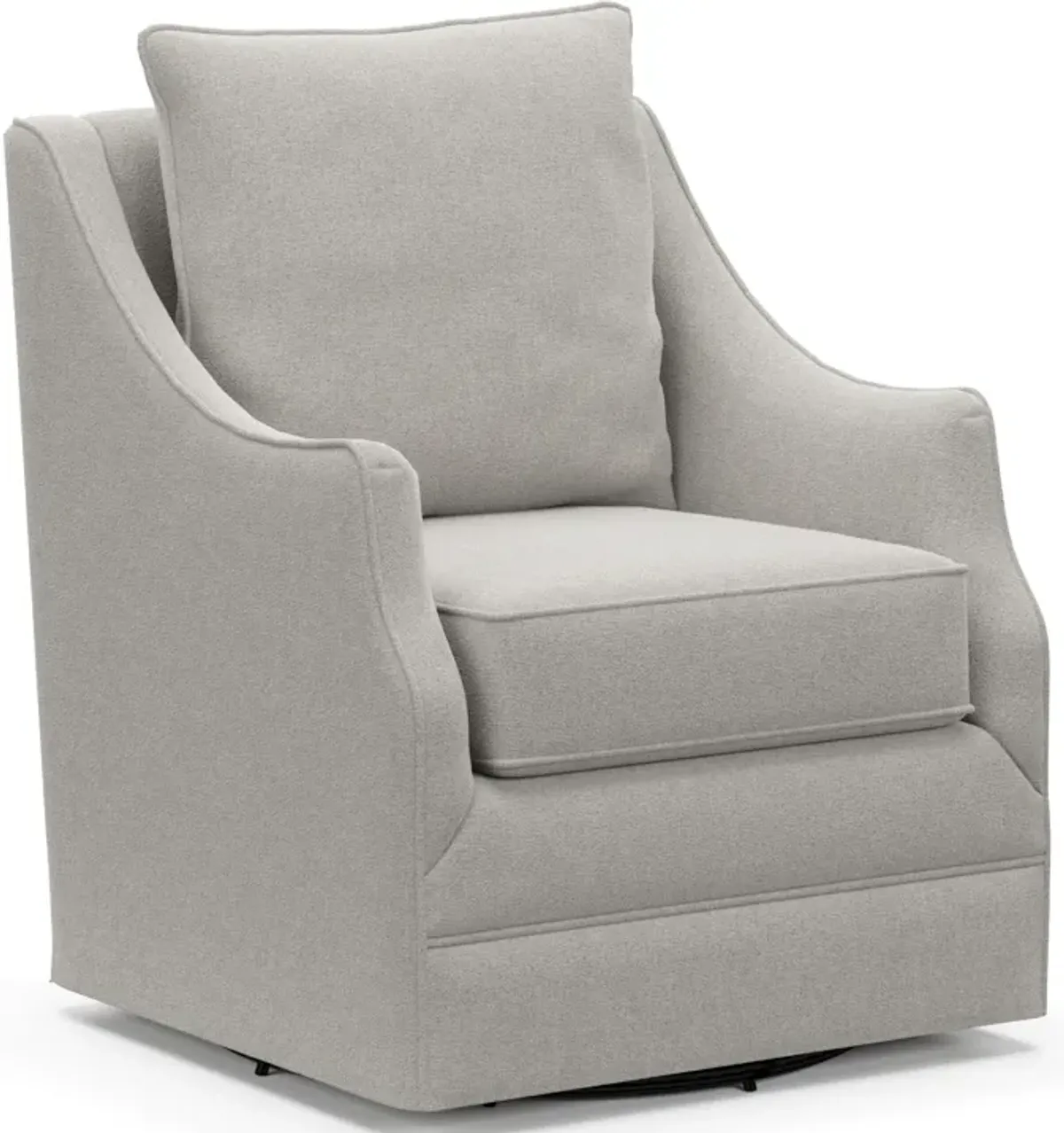 Mara  Accent Swivel Chair - Basker Dove