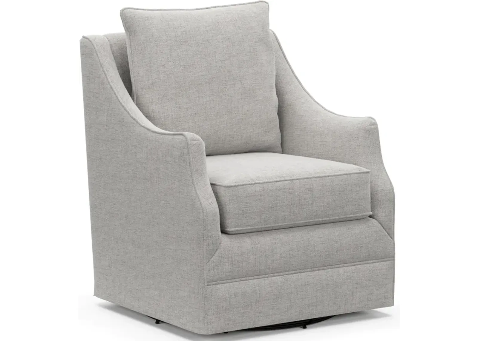 Mara  Accent Swivel Chair - Adario Fog