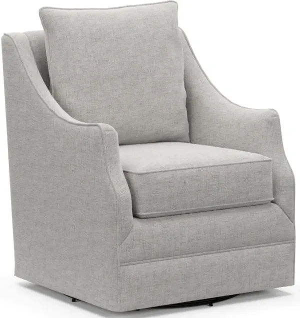 Mara  Accent Swivel Chair - Adario Fog