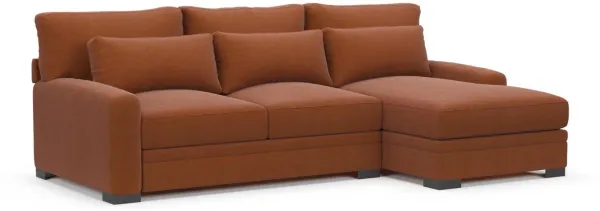 Boston Foam Comfort Sectional - Merrimac Brick