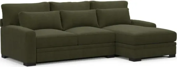 Boston Foam Comfort Sectional - Marina Moss