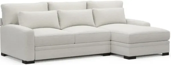 Boston Foam Comfort Sectional - Texel Gray