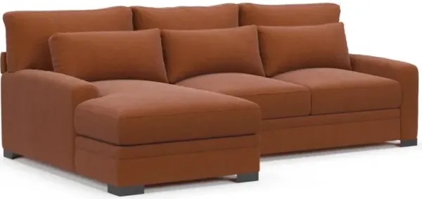 Boston Foam Comfort Sectional - Merrimac Brick