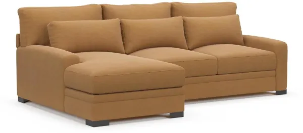Boston Foam Comfort Sectional - Merrimac Topaz