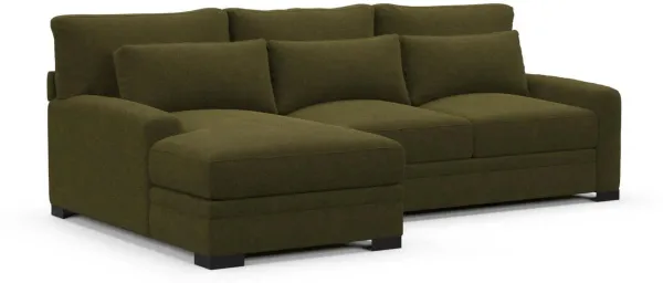 Boston Foam Comfort Sectional - Midcentury Peat