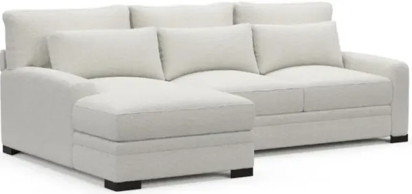 Boston Foam Comfort Sectional - Texel Gray