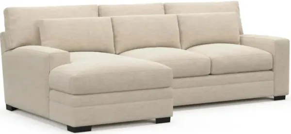 Boston Foam Comfort Sectional - Luscious Champagne