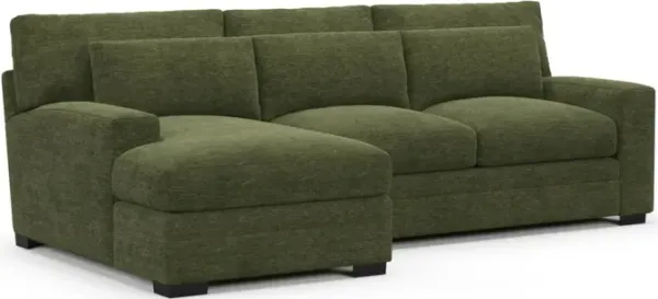 Boston Foam Comfort Sectional - Luscious Green