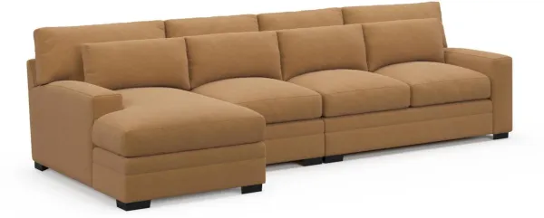 Boston Foam Comfort Sectional - Merrimac Topaz