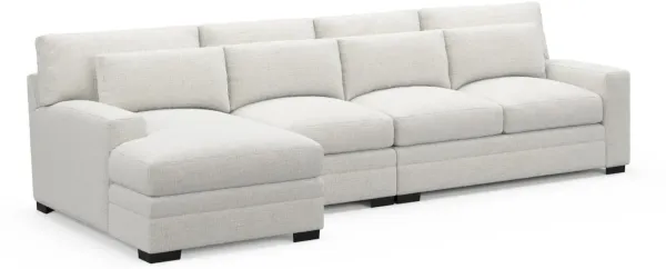 Boston Foam Comfort Sectional - Bantu Pearl