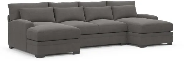 Boston Foam Comfort Sectional - Merrimac Ash