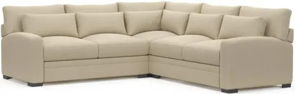 Boston Foam Comfort Sectional - Merrimac Ecru