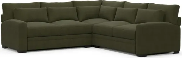 Boston Foam Comfort Sectional - Marina Moss