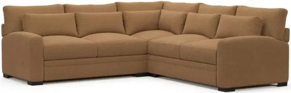 Boston Foam Comfort Sectional - Texel Caramel