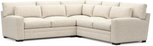 Boston Foam Comfort Sectional - Haley Ivory