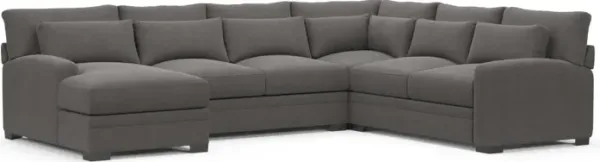 Boston Foam Comfort Sectional - Merrimac Ash
