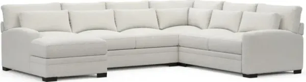Boston Foam Comfort Sectional - Texel Gray