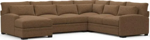 Boston Foam Comfort Sectional - Balvi Truffle