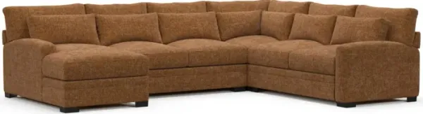 Boston Foam Comfort Sectional - Sundar Spice