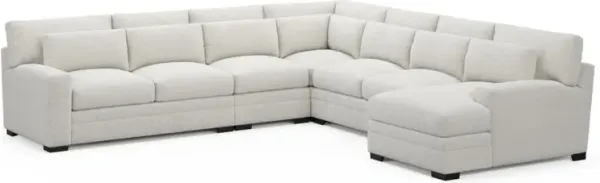 Boston Foam Comfort Sectional - Texel Gray