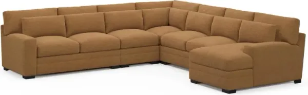 Boston Foam Comfort Sectional - Nora Camel