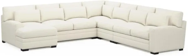 Boston Foam Comfort Sectional - Expedition Opal