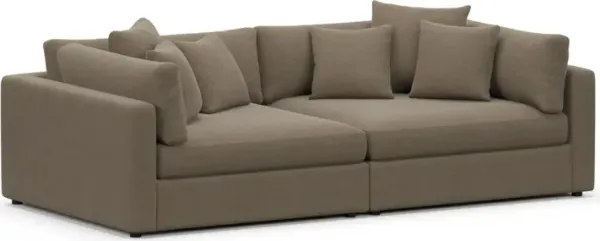 Sasha Foam Comfort Sofa - Merrimac Brownstone
