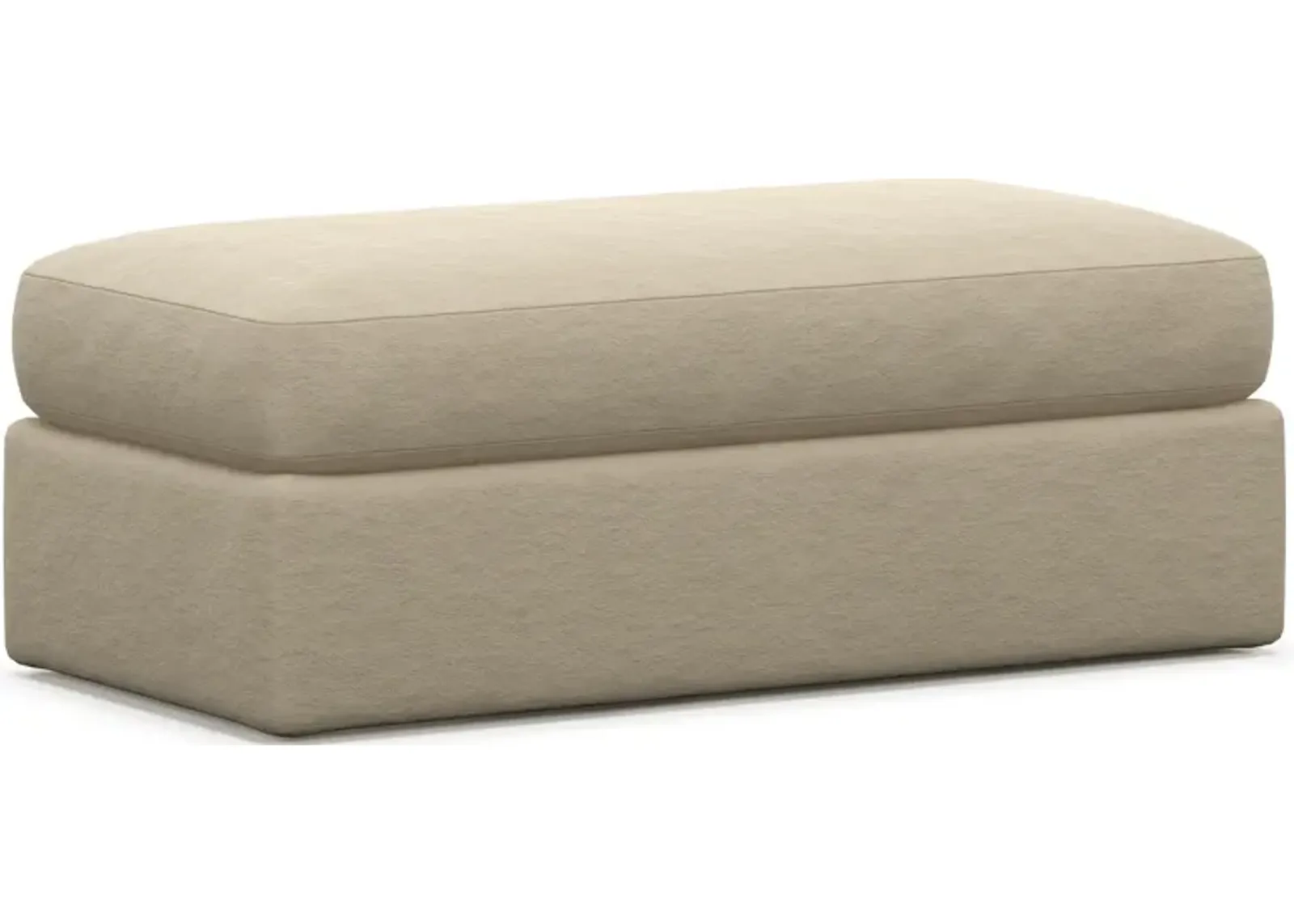 Haven Foam Comfort Ottoman - Merrimac Ecru