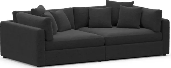 Sasha Foam Comfort Sofa - Bloke Obsidian