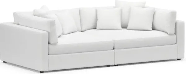 Sasha Foam Comfort Sofa - Lovie Chalk