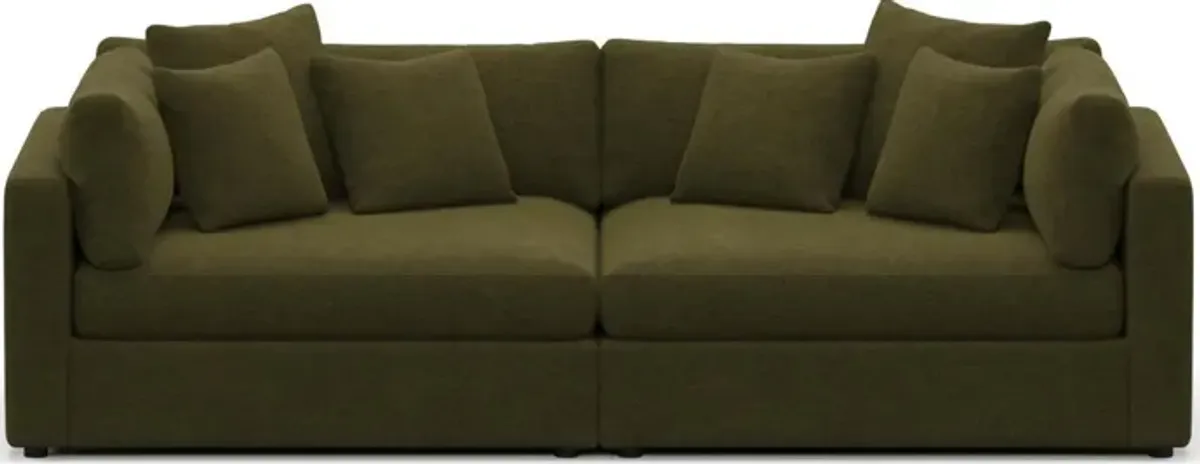 Sasha Foam Comfort Sofa - Midcentury Peat