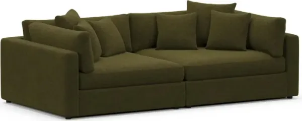 Sasha Foam Comfort Sofa - Midcentury Peat