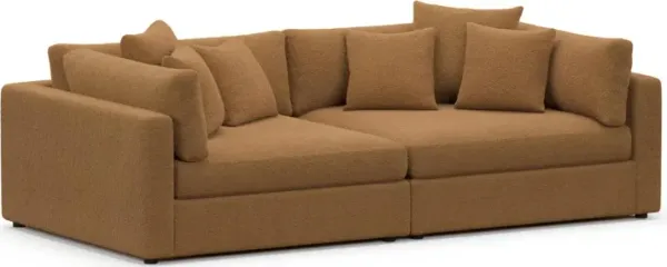 Sasha Foam Comfort Sofa - Nora Camel