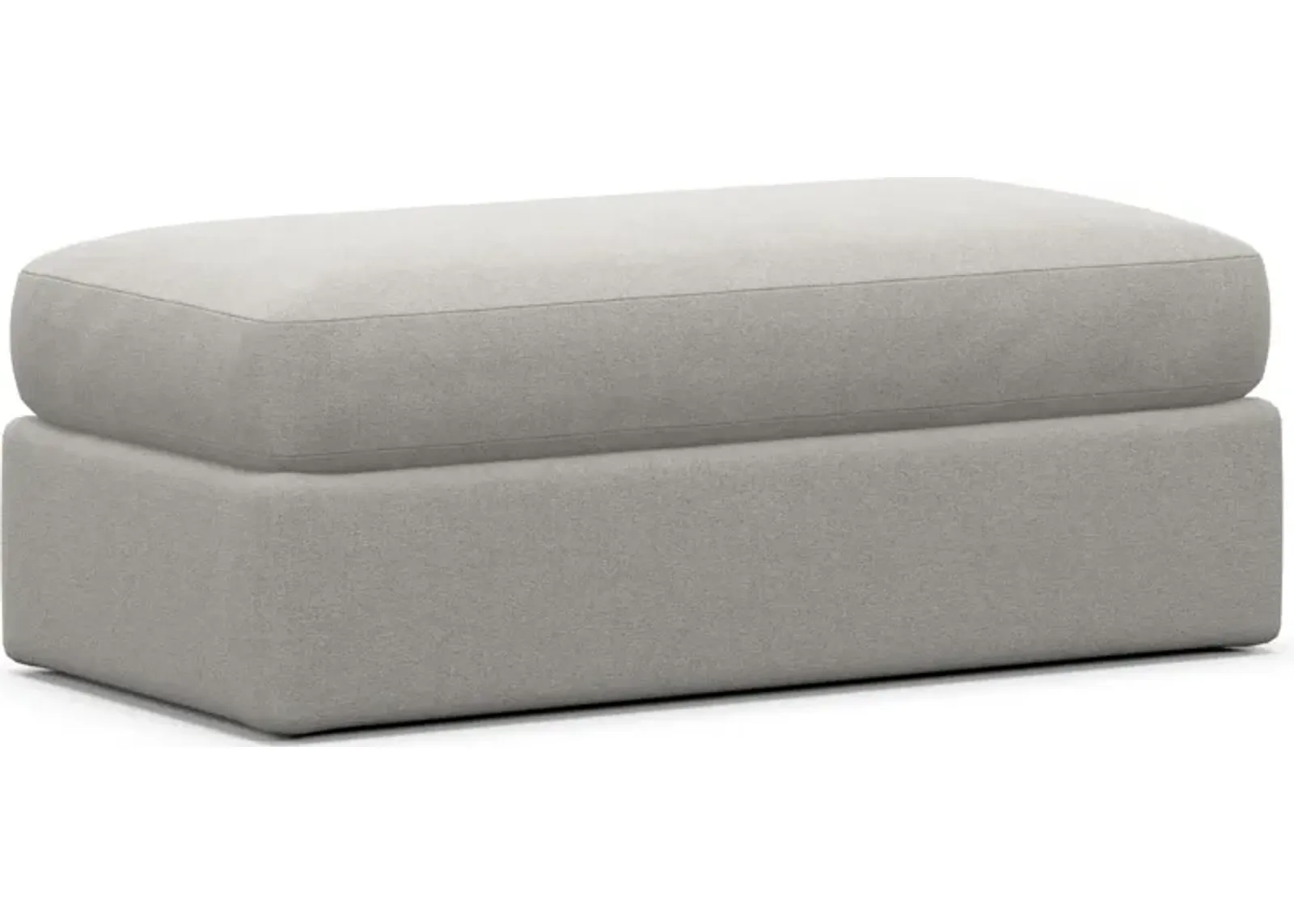 Haven Foam Comfort Ottoman - Basker Dove