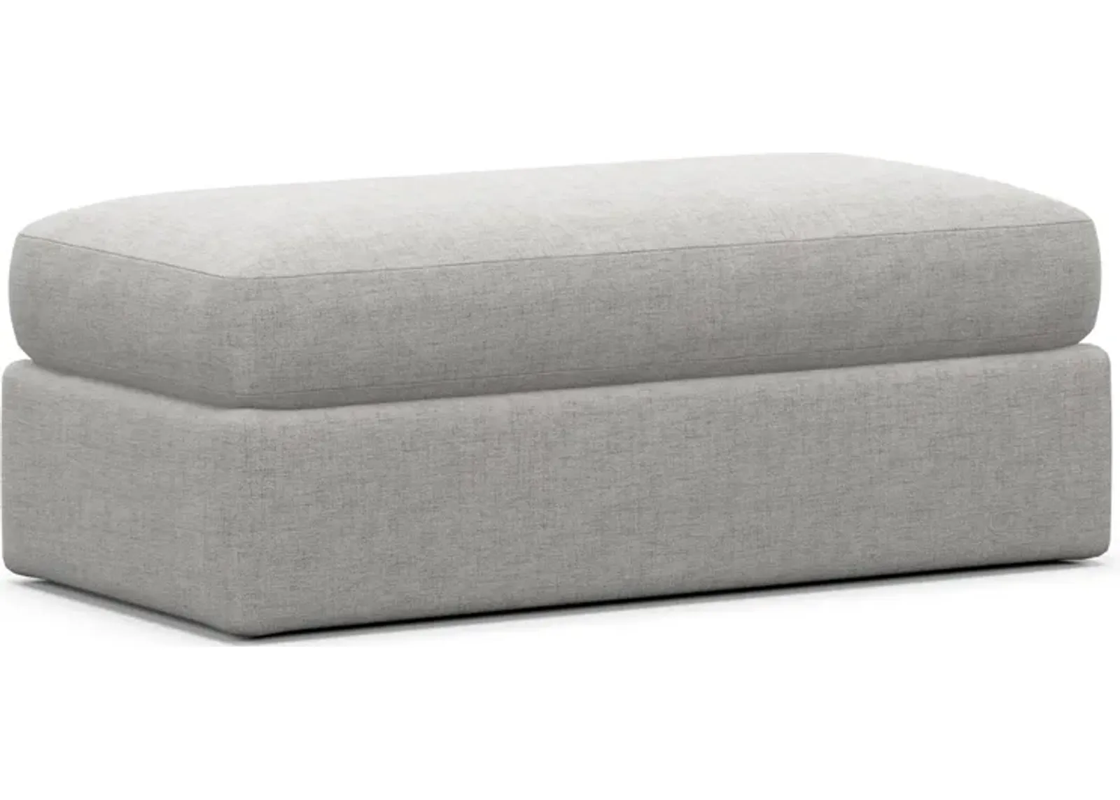 Haven Foam Comfort Ottoman - Adario Fog