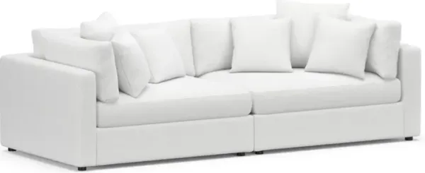 Sasha Foam Comfort Sofa - Lovie Chalk