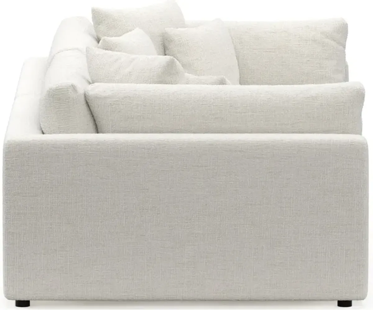 Haven Foam Comfort 2-Piece Media Sofa  - Bantu Pearl