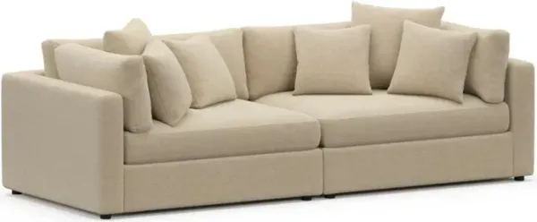 Sasha Foam Comfort Sofa - Midcentury Sand