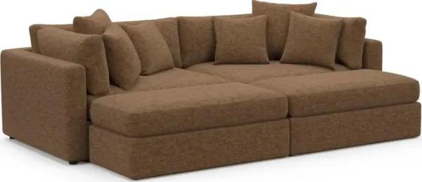 Sasha Foam Comfort Sectional - Balvi Truffle
