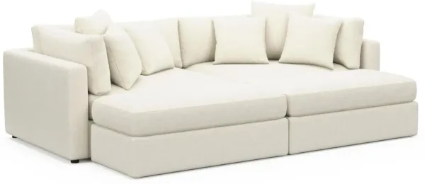 Sasha Foam Comfort Sectional - Expedition Opal