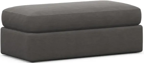 Sasha Foam Comfort Ottoman - Merrimac Ash