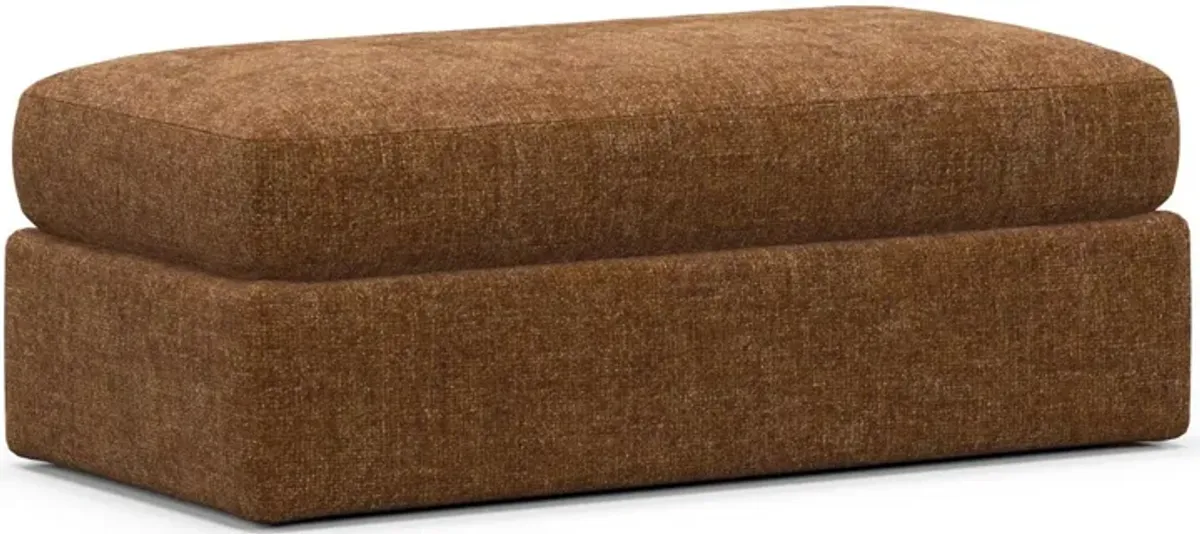 Sasha Foam Comfort Ottoman - Sundar Spice